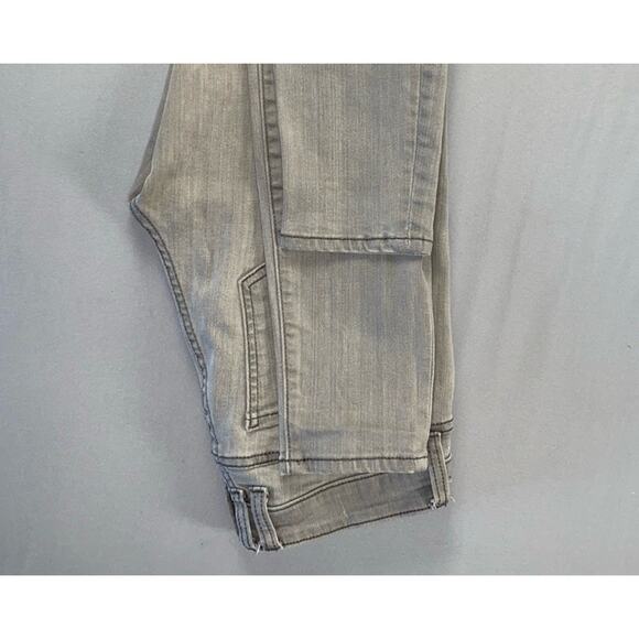 KUT From The Kloth Mia Toothpick Skinny Stretch Jeans. Light Gray, Size 2. GUC! - Picture 4 of 9